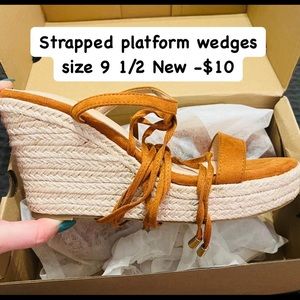 Strapped Platform Wedges
